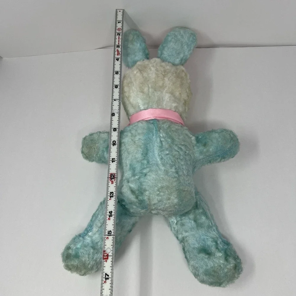 Rare Rushton Rubber Face Bunny Plush Doll 1950's Stuffed‎ Animal Toy Easter